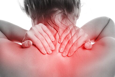 Neck pain with cervical osteochondosis